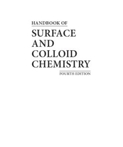 Handbook of surface and colloid chemistry Fourth Edition Birdi